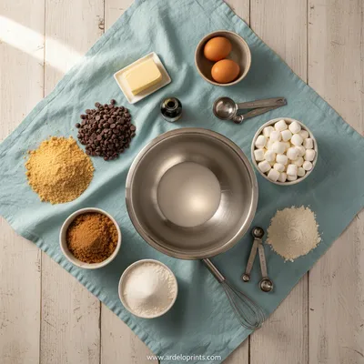 Smores Cookie Bars – Easy Chewy Treat - cooking process