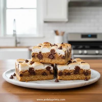 Smores Cookie Bars – Easy Chewy Treat