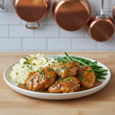 Smothered Chicken Recipe with Rich Gravy