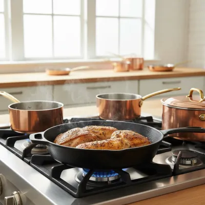 Smothered Chicken Recipe with Rich Gravy - cooking process