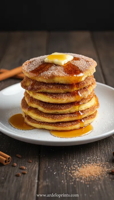 Spanish Churro Pancakes: Your Ultimate Breakfast Indulgence - ready to serve