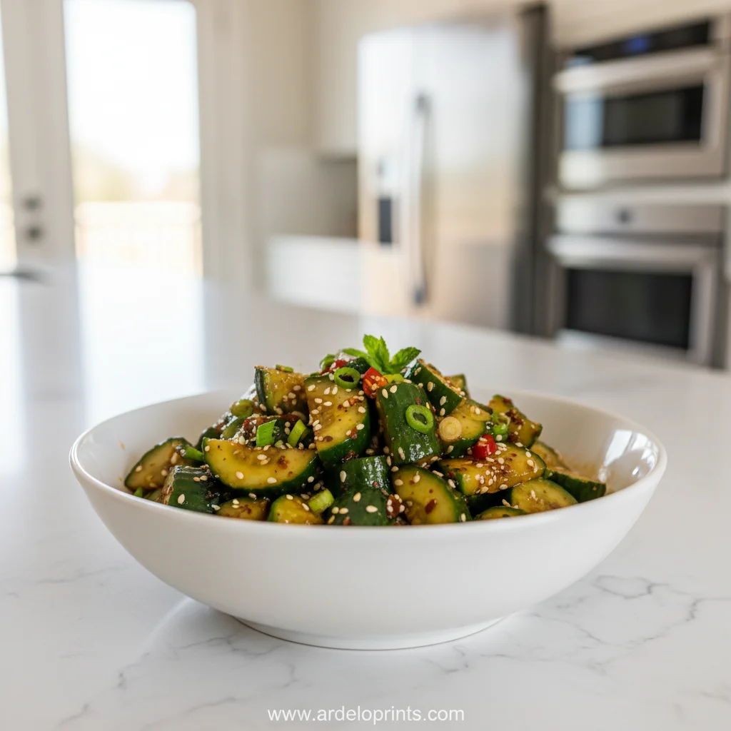 Spicy Cucumber Salad – Fresh and Zesty - feature image