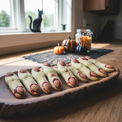 Spooky Halloween Finger Cookies: Witch Treats