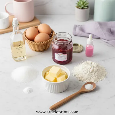 Strawberry Kiss Cookies – Soft, Pretty & Easy - cooking process