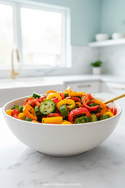 Sweet Pepper Salad Recipe