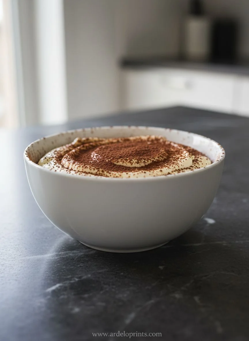 Tiramisu Chia Pudding – Gluten‑Free High‑Protein Dessert