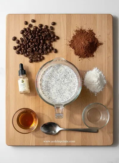 Tiramisu Chia Pudding – Gluten‑Free High‑Protein Dessert - cooking process