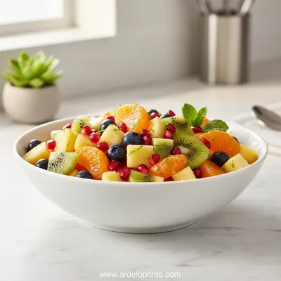 Winter Fruit Salad with Lime Dressing